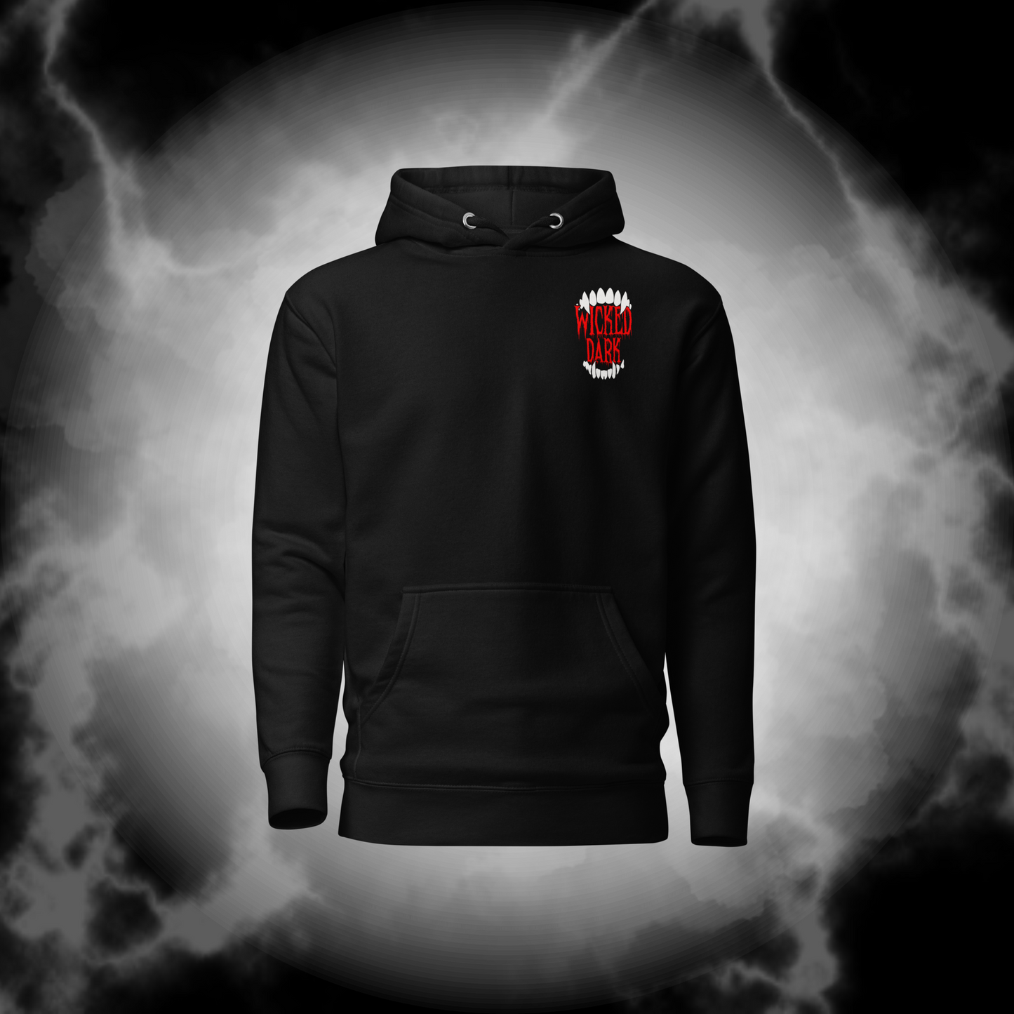 Bloodlust Awakening Gothic Hoodie – Dark Aesthetic Gym Hoodie, Alternative Workout Sweatshirt, Gothic Activewear by Wicked Dark